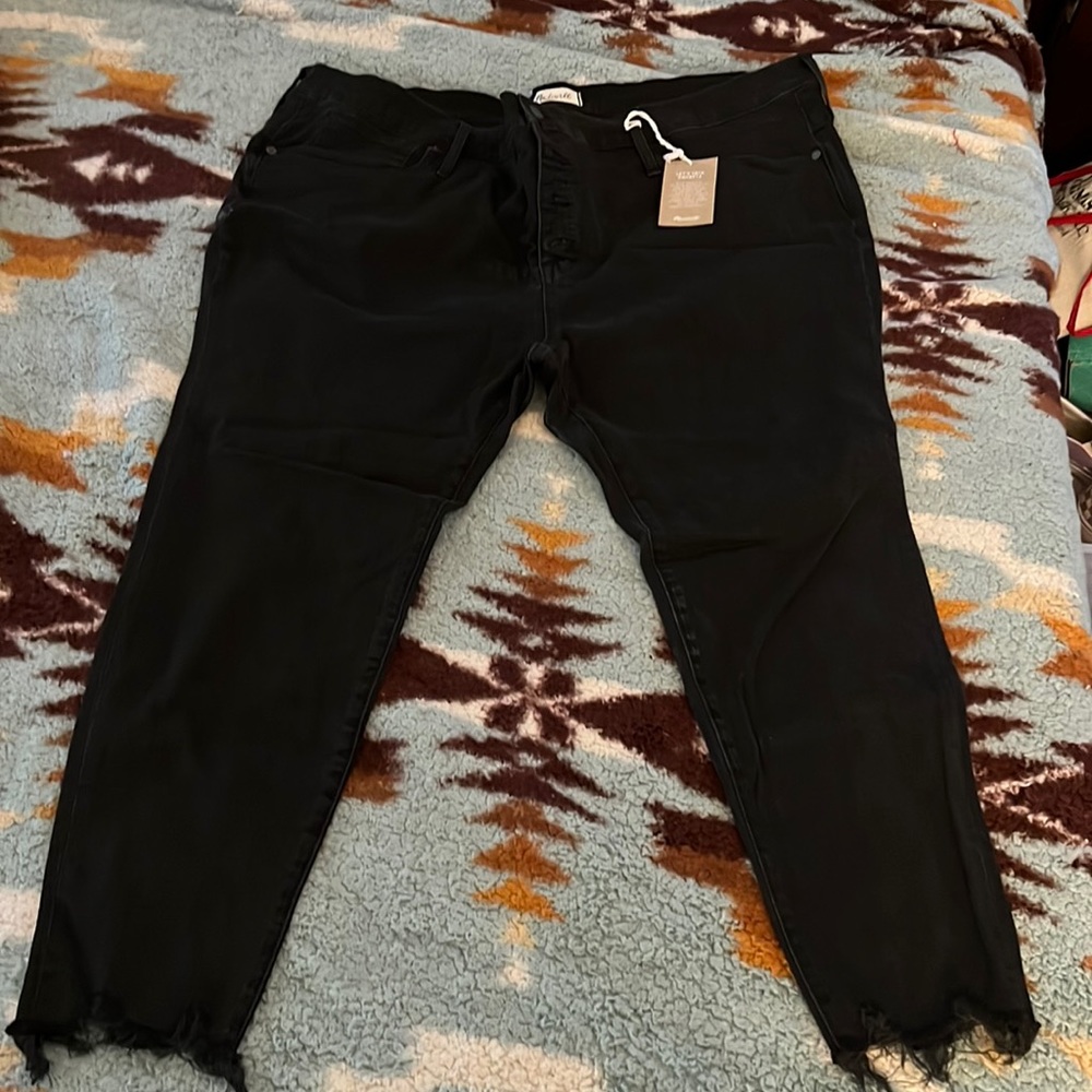Brand new with tags Madewell high-rise skinny jeans, size 37 waist, petite